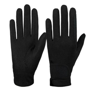 Gants d'équitation en cuir respirant pour homme, hiver, avec poignées, compatibles écran tactile et résistants aux chocs, antidérapants - Product Image 1