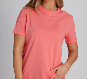 Women Color Solid Soft Female Tees Casual Oversized Crop Top T <b>Shirts</b> 2026 Summer High Quality 100% Cotton Long T <b>Shirt</b> - Product Image 4