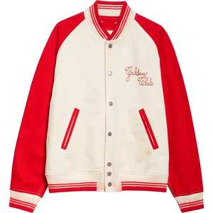 ผู้ผลิตเสื้อแจ็คเก็ตเบสบอลแบบมีโลโก้ตามสั่ง เสื้อแจ็คเก็ต Letterman Varsity แบบกำหนดเอง เสื้อแจ็คเก็ตเบสบอลแบบกำหนดเอง เสื้อแจ็คเก็ต Letterman แบบกำหนดเอง - Product Image 1