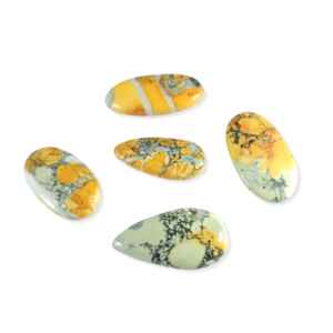 Cabochons en jaspe Maligano multicolores naturels, formes variées, pierres précieuses polies en vrac pour la fabrication de bijoux en gros - Product Image 2