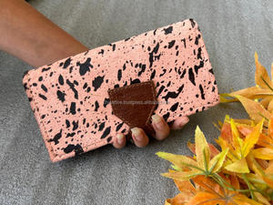 กระเป๋าคลัทช์หนังขนสีสันสดใสมีสไตล์แบบใหม่มีเอกลักษณ์เฉพาะตัวกระเป๋าใส่บัตรเอทีเอ็มหนังกระเป๋าคลัทช์หนังขนสัตว์ - Product Image 2