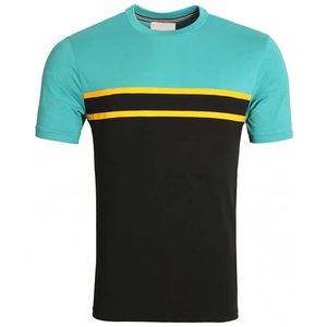 T-shirts pour hommes à bas prix, décontractés, en gros, respirants, impression de logo personnalisée, en stock, respirants - Product Image 6