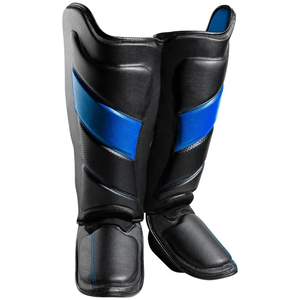 Espinilleras de Boxeo Profesionales Personalizadas de Alta Calidad, Cuero PU para Adultos, MELSFIT SPORTS SP-50507, Servicio Personalizado OEM para Entrenamiento - Product Image 1