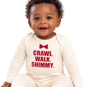 Combinaison Kappa Alpha Psi Crawl Walk Shimmy Future Nupe pour bébés, vêtements de fraternité grecque avec tissu doux et coupe confortable - Product Image 1