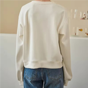 Sweat-shirt pour femme de qualité supérieure, nouvelle mode, 100% coton molletonné, personnalisable, dernier design, léger - Product Image 2
