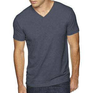 Camisetas para hombre, ropa de calle deportiva de Color sólido, camiseta lisa informal con cuello de pico para exteriores, venta al por mayor - Product Image 1