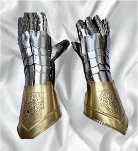 Guantes Metálicos de Fabricación Confiable Diseñados para Disfraces de Caballeros Medievales, Batallas Históricas y Exhibición Decorativa - Product Image 3