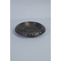Assiettes empilables en grès irrégulier en forme de feuille, peintes à la main, style Japandi, 8 pouces, Indonésie