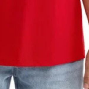 Camiseta Tubular Ideal para Hombre, Sensación Suave, Mezcla de Algodón, Cuello Redondo, Informal, para Fitness, Running, Uso Diario - Product Image 6
