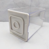 Boîte de rangement transparente en plastique PP pour blocs de construction, montage facile pour figurines