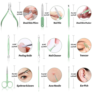 Salon Grade <b>Nail</b> Care Tools Kit Professional Stainless Steel Manicure and Pedicure Set Wholesale Finger Toe Clipper Set - Product Image 5