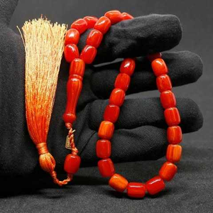 Perles de Tasbih en Résine d'Ambre Indienne de Haute Qualité, Pièce Unique, Bonne Qualité, Ange pour Chapelet de Prière Islamique - Product Image 3
