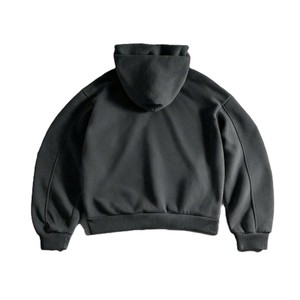 Sudaderas con Capucha de Doble Capa, de Algodón Grueso, para Hombre, Estilo Oversize con Paneles Raglán, Sudaderas Urbanas, Personalizadas, Suministro al por Mayor OEM - Product Image 4