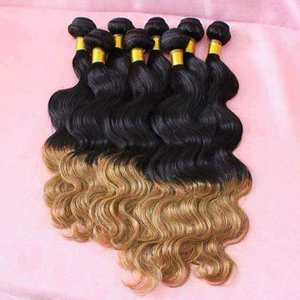 Extensiones de Cabello Humano Virgen Indio Tejidas a Mano de 10 a 34 Pulgadas - Product Image 1