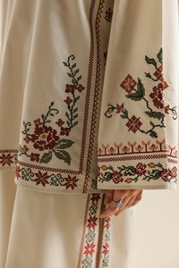 Blusa Étnica Bordada de Algodón para Mujer, Corte Holgado, Estilo Tradicional Indio-Pakistaní, para Fiestas, Sin Arrugas, para Todas las Temporadas - Product Image 5