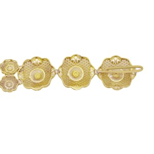 Ceinture de taille en or plaqué 14K 18K 24K avec pièces de monnaie, style moyen-oriental, marocain, pour danse du ventre, ethnique, de mariage - Vente en gros - Product Image 5