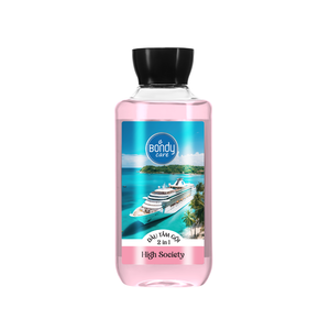 French Riviera 2-in-1 Body Wash & Shampoo Gel <b>Travel</b> Gift Set Chemical Ingredients Moisturizing Oil-Control Luxury Pink Bottle - Product Image 1