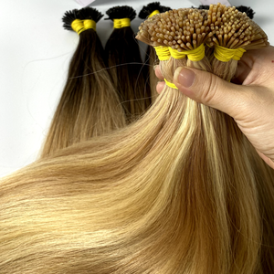 Extensiones de Cabello Katie al por Mayor de Fábrica, 100% Virgen, Cutícula Alineada, Vietnamita, 22" 24", Extensiones de Cabello con Punta I-Tip y Punta Plana de Extremos Completos - Product Image 6