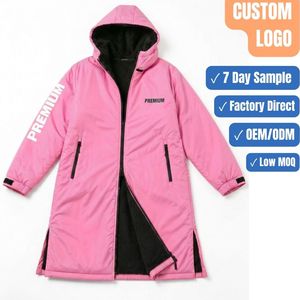Abrigo Deportivo Largo con Forro Sherpa, Impermeable, con Cierre Completo, Personalizable, OEM, Venta al Por Mayor, Muestra de 7 Días - Product Image 1