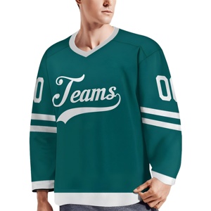 Jersey de Hockey sobre Hielo con Logotipo Personalizado, Último Diseño, Ropa Deportiva Activa para Entrenamiento al Aire Libre - Product Image 3