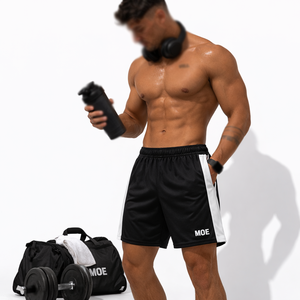 Pantalones Cortos de Baloncesto Negros para Hombre, con Cordón Elástico, Uniforme de Cancha, Fabricación de Ropa Deportiva con Marca Privada - Product Image 5