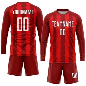 Camisetas de Fútbol con Cuello en V de Secado Rápido, Conjuntos de Uniformes para Equipos - Product Image 1
