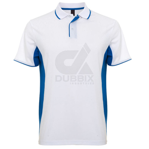 เสื้อโปโลผู้ชายไซส์ใหญ่ เสื้อยืดโปโลผู้ชาย ผ้าฝ้าย 100% ปรับแต่งได้ พิมพ์ลายสติกเกอร์พร้อมโลโก้สีสันสดใส เสื้อยืดคอกลม - Product Image 6