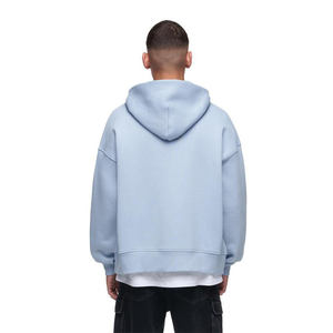 Custom Men's Heavyweight Cotton Fleece <b>Zip</b> Up Hoodie Premium Streetwear Private Label OEM ODM Manufacturer - Product Image 3