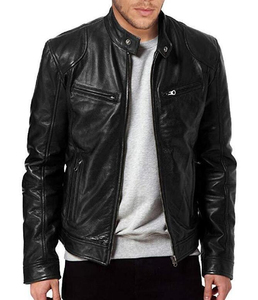 Factory Direct Supplier Pakistan Manufacturer Best Selling New Stylish OEM Service <b>Men</b> <b>Leather</b> <b>Jackets</b> - Product Image 5