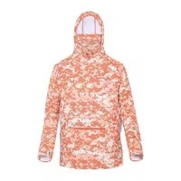 Sudadera con Capucha Estampada para Hombre, con Diseño de Plantas, UPF 50, 100% Poliéster, Secado Rápido, 180 g/m², para Pesca, Senderismo, Running, Natación