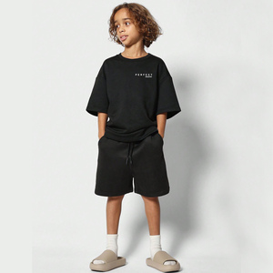 Conjuntos de ropa casual para niños y niñas, conjunto de camiseta y pantalones cortos de alta calidad, conjuntos de ropa de algodón para verano, conjuntos de 2 piezas. - Product Image 6