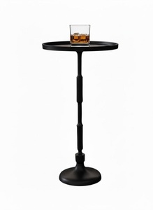 Table de bar contemporaine, profil mince, plateau surélevé, base sur pied solide, design gain de place, idéale pour les intérieurs modernes - Product Image 3