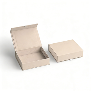 Boîte cadeau en carton magnétique de luxe écologique et recyclable avec laminage mat, impression de logo personnalisée pour les soins de la peau et les fards à joues - Product Image 3