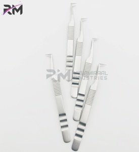 Shin <b>Silver</b> Tip And Water <b>Sand</b> Tweezer With Fiber Tip Eyelash Tweezer New Design Grip Stainless Steel - Product Image 6