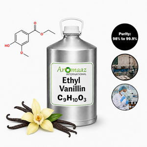 Ethyl Vanillin 100% Pure Nature <b>Liquid</b> Form Food Flavor Bulk Supplier & Manufacturer | Aromaaz - Product Image 4
