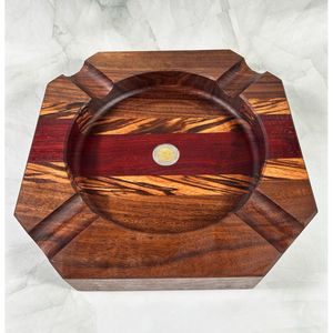 Eco-Friendly Luxury Home Decor Wooden <b>Ashtray</b> for Smoking with Its Elegant Design - Product Image 2