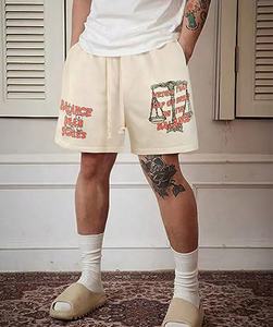 Shorts de sport décontractés d'été pour hommes personnalisés 100% coton nouvelle mode pantalons courts de jogging - Product Image 5