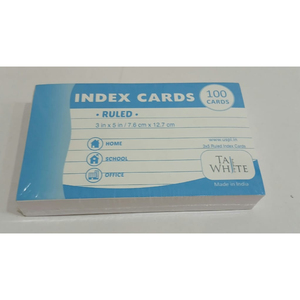 บัตรดัชนีพรีเมียม กระดาษหนา บัตรแฟลชการ์ดสำหรับจดบันทึกการเรียน จากผู้ผลิตในอินเดีย ในราคาที่ดีที่สุด - Product Image 1