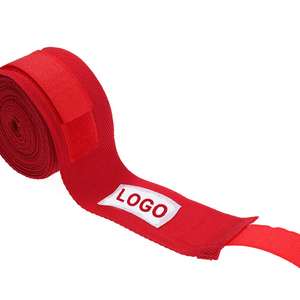 <b>Red</b> Cotton Boxing Hand Wraps For Training MMA Muay Thai Wrist Protection Comfortable All Seasons Use - Product Image 2