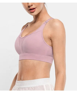 Seamless Women Sports <b>Bra</b> Comfortable <b>Stretch</b> Fabric Activewear Support Running Fitness Gym Training Breathable Top - Product Image 2