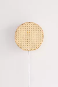 Competitive Price Rattan Round <b>Sconce</b> <b>Wall</b> <b>Lights</b> Classic Woven Rattan <b>Wall</b> Hanging Lamp For Bedroom Living Room Hotel Decor - Product Image 3