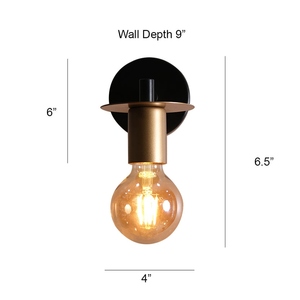 Modern black <b>wall</b> <b>sconce</b> LED indoor outdoor <b>wall</b> <b>light</b> minimalist <b>wall</b> lamp waterproof aluminum <b>wall</b> fixture contemporary - Product Image 2