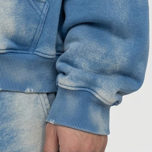 Nouveau survêtement tendance style streetwear délavé à la soleil avec fermeture éclair pour hommes – Produit le plus vendu – Survêtements élégants délavés à la soleil avec fermeture éclair pour hommes en promotion - Product Image 4