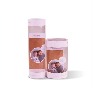 กล่องของขวัญทรงกระบอกกระดาษแข็งสีดำแบบกำหนดเอง - Product Image 2