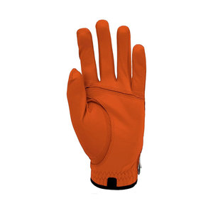 Guante de golf para mano derecha, color morado, blanco, malla transpirable, medio dedo, antideslizante, guante deportivo unisex - Product Image 4
