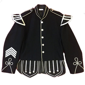 Veste de kilt écossais 100 % laine pour bagpiper et tambouriniste, doublette sur mesure, tenue des Highlands, OEM ODM - Product Image 3