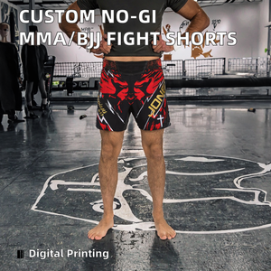 Training Boxing <b>Shorts</b> for Men-Spandex/Polyester Material Quick Dry Breathable Custom Logo Full Leg Action for Long Pad <b>Work</b> - Product Image 4