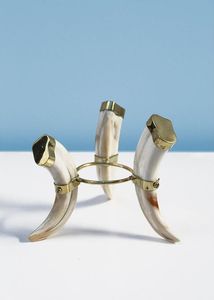 เชิงเทียนรูปทรงแตรสุดเก๋สำหรับตกแต่งบ้านสไตล์โมเดิร์นและจัดวางบนโต๊ะกลางงานแต่งงานอย่างหรูหรา - Product Image 5