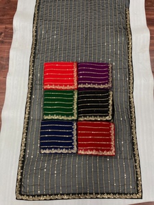 Exclusive Designer Look Georgette Fabric <b>Saree</b> Elegant <b>Blouse</b> Stylish Fancy Ethnic Latest Trendy Indian Modest Party Wear Women - Product Image 6