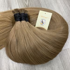 Vendedores de cabello virgen Super Double Vietnamese Hair Natural Straight Ombre Ash Blonde Bulk Hair de fábrica - Product Image 3